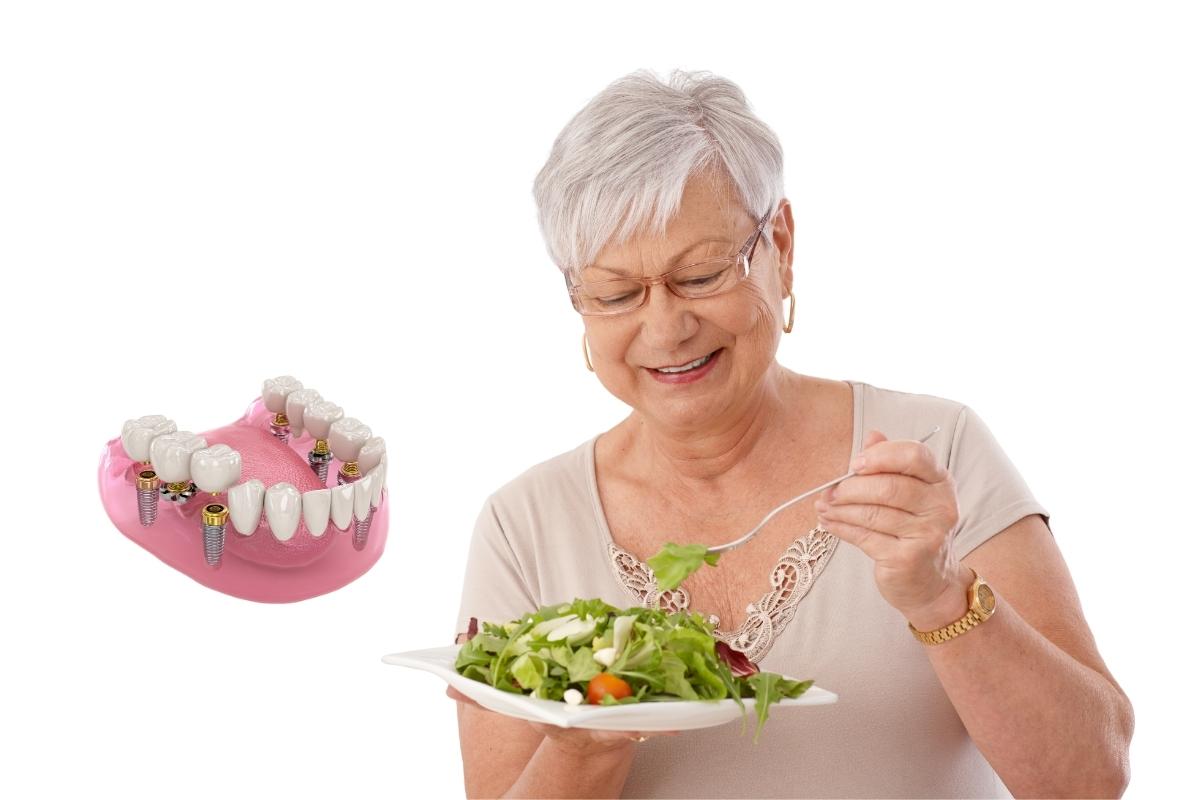 Patient smiling confidently after dental implant treatment